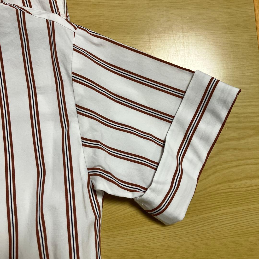 最終値下げ！BANANA REPUBLIC ストライプ シャツワンピース S — image 4