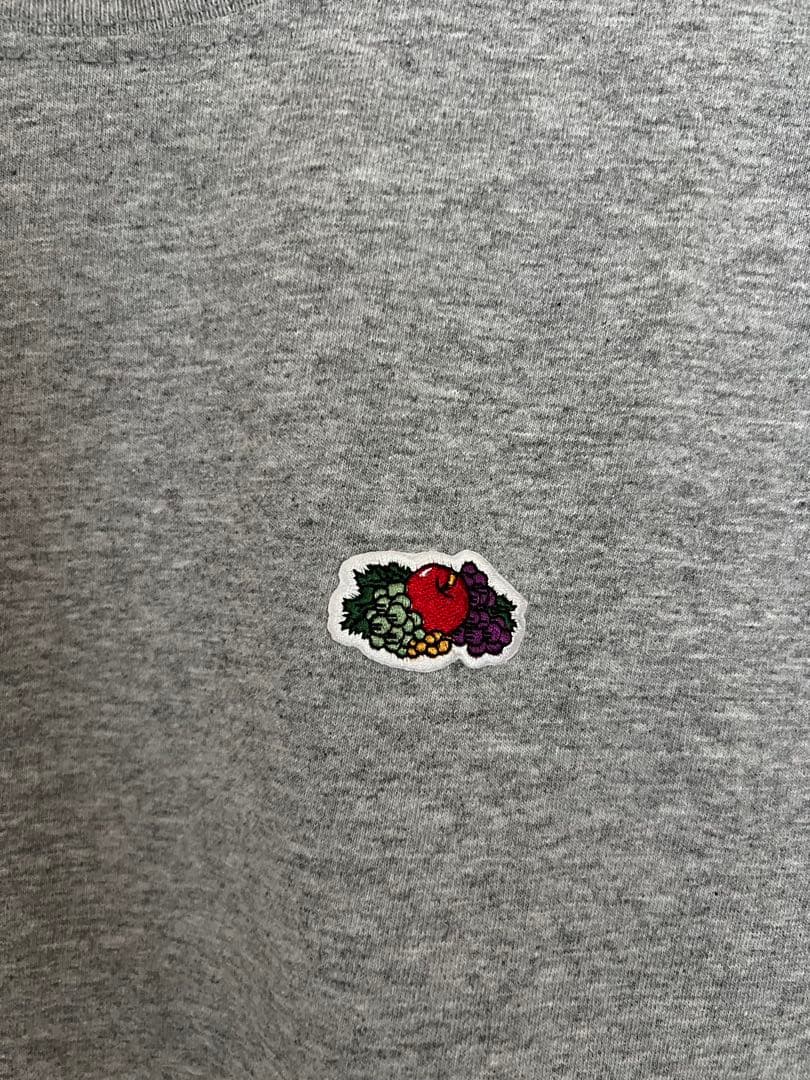 Fruit of the Loom 半袖Tシャツ グレー 刺繍ロゴ — image 3
