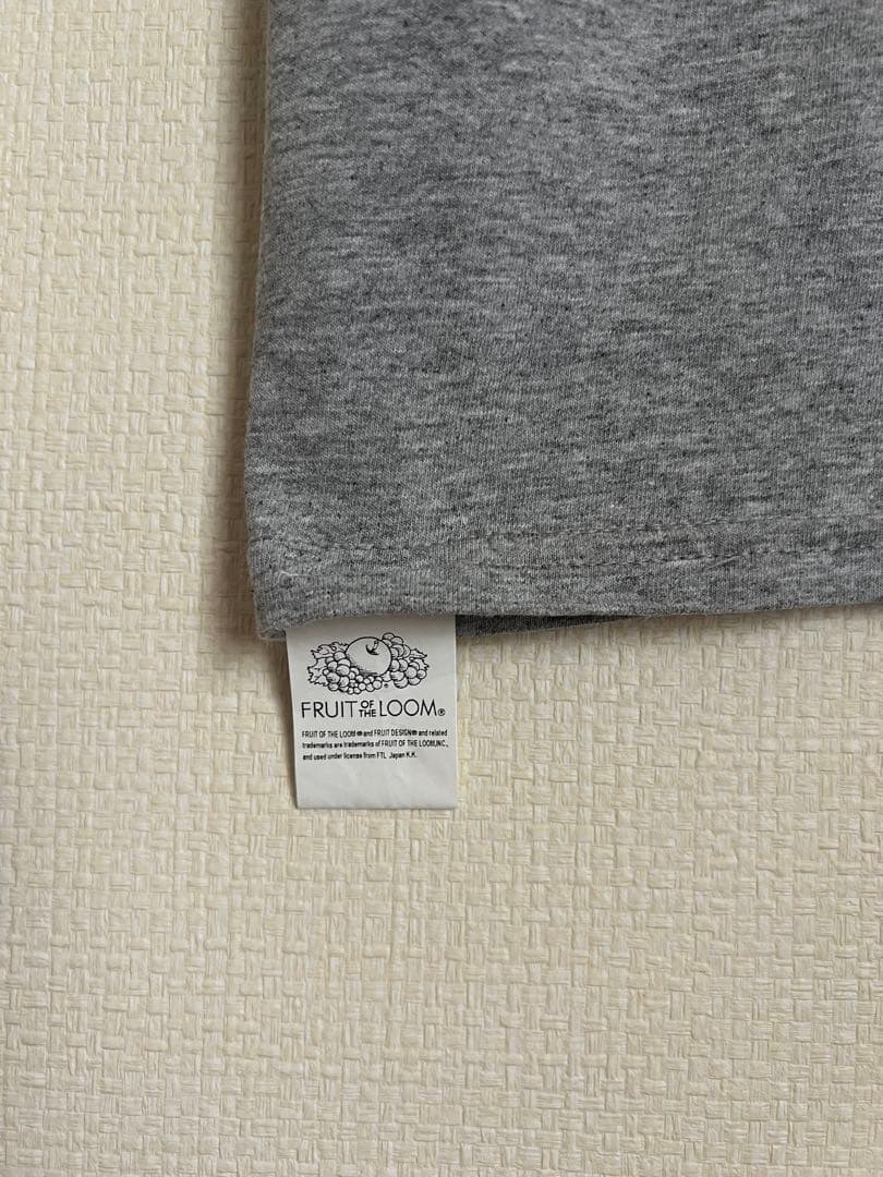 Fruit of the Loom 半袖Tシャツ グレー 刺繍ロゴ — image 5