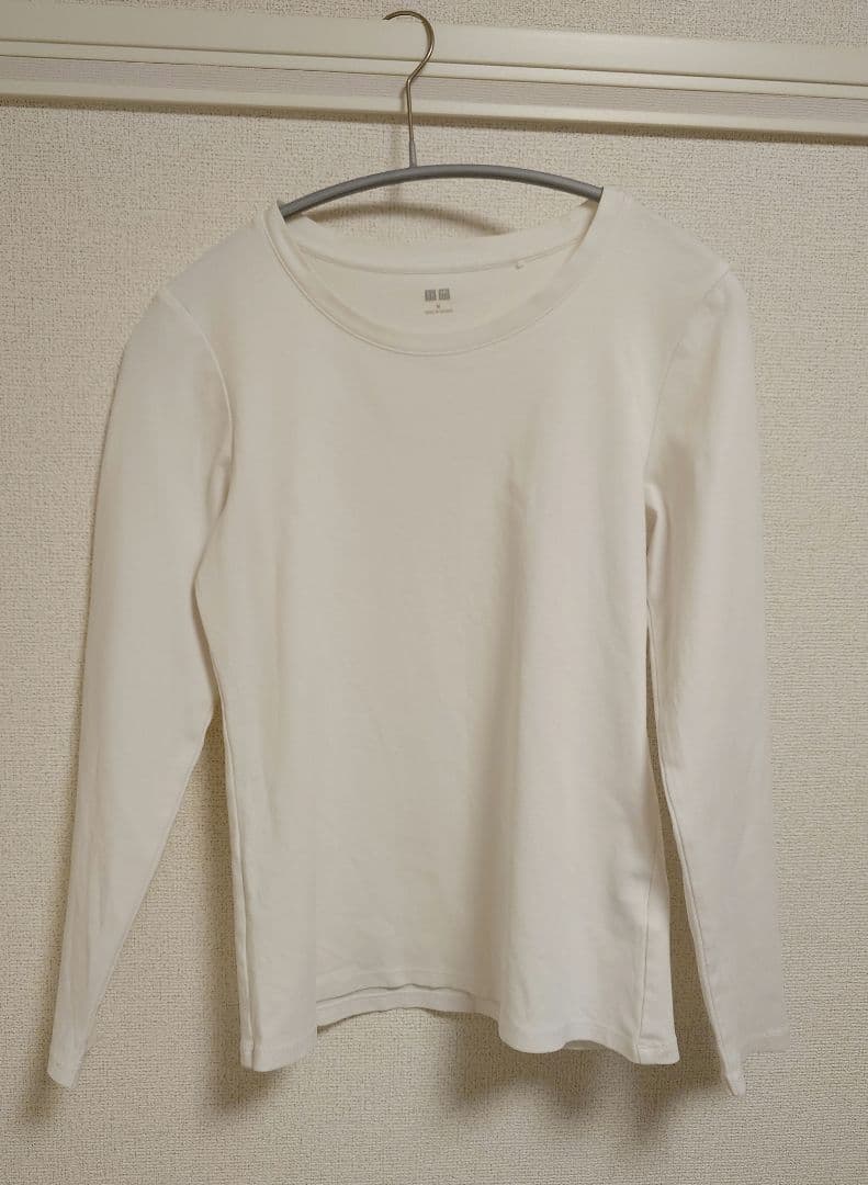 ユニクロ　コットンフライスクルーネックT(長袖) — image 2