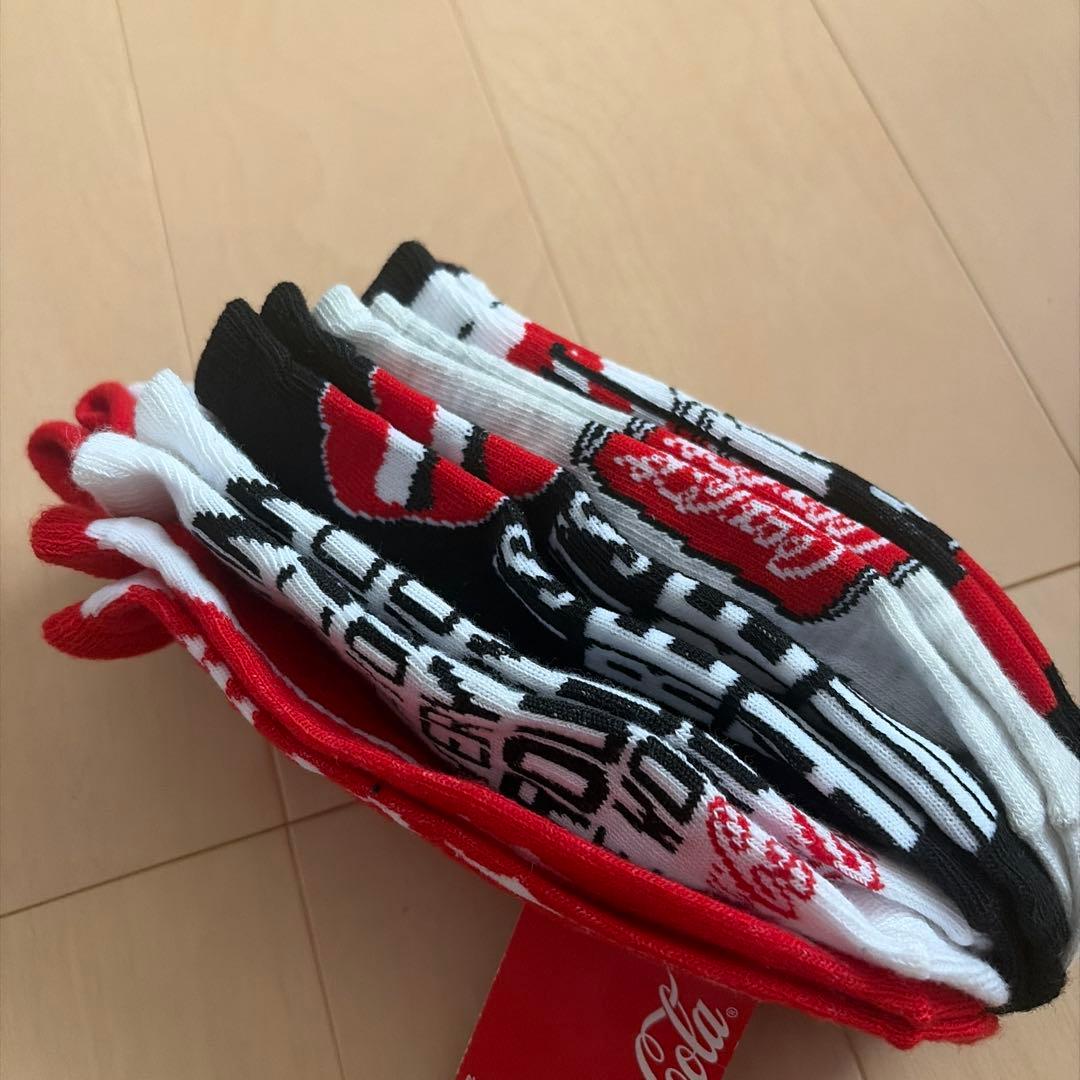 新品　Coca-Cola コカ・コーラ レディース　ソックス 5足セット — image 3