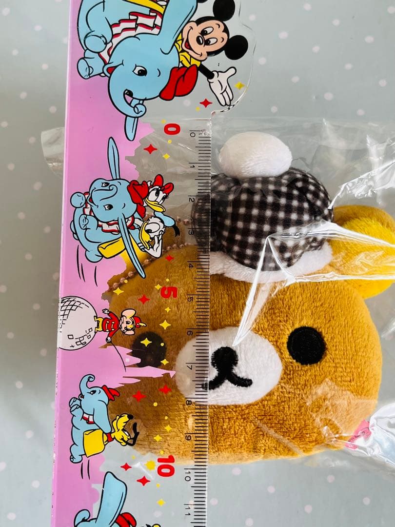 サンエックス リラックマ パリのいちご フェイスキーホルダー 平成レトロ 新品 — image 4