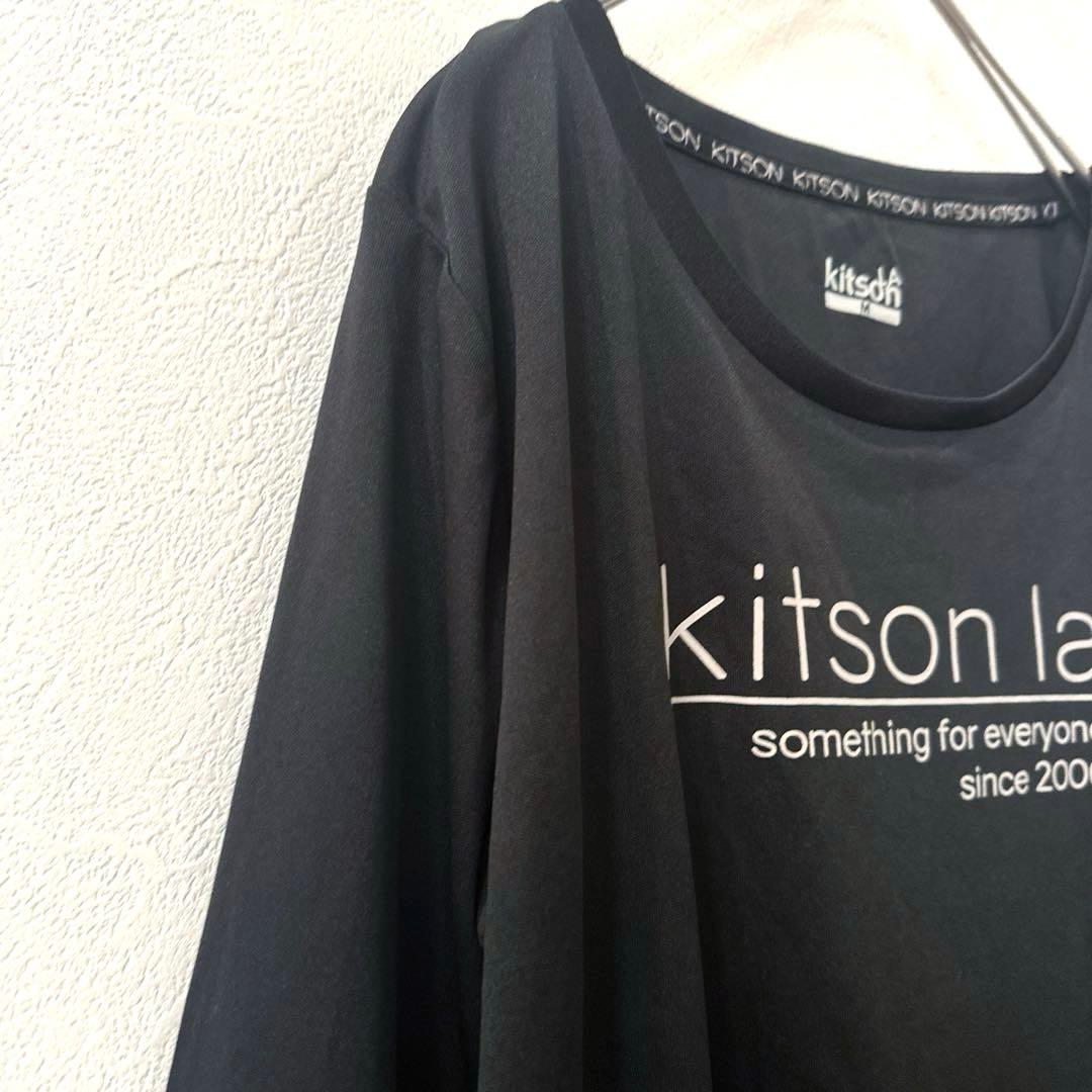 Kitson LA キットソン　ロゴプリント 長袖Tシャツ ブラック Mサイズ — image 3