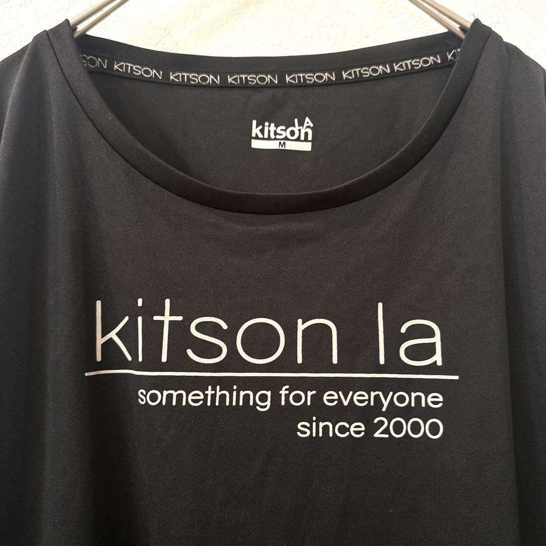Kitson LA キットソン　ロゴプリント 長袖Tシャツ ブラック Mサイズ — image 4