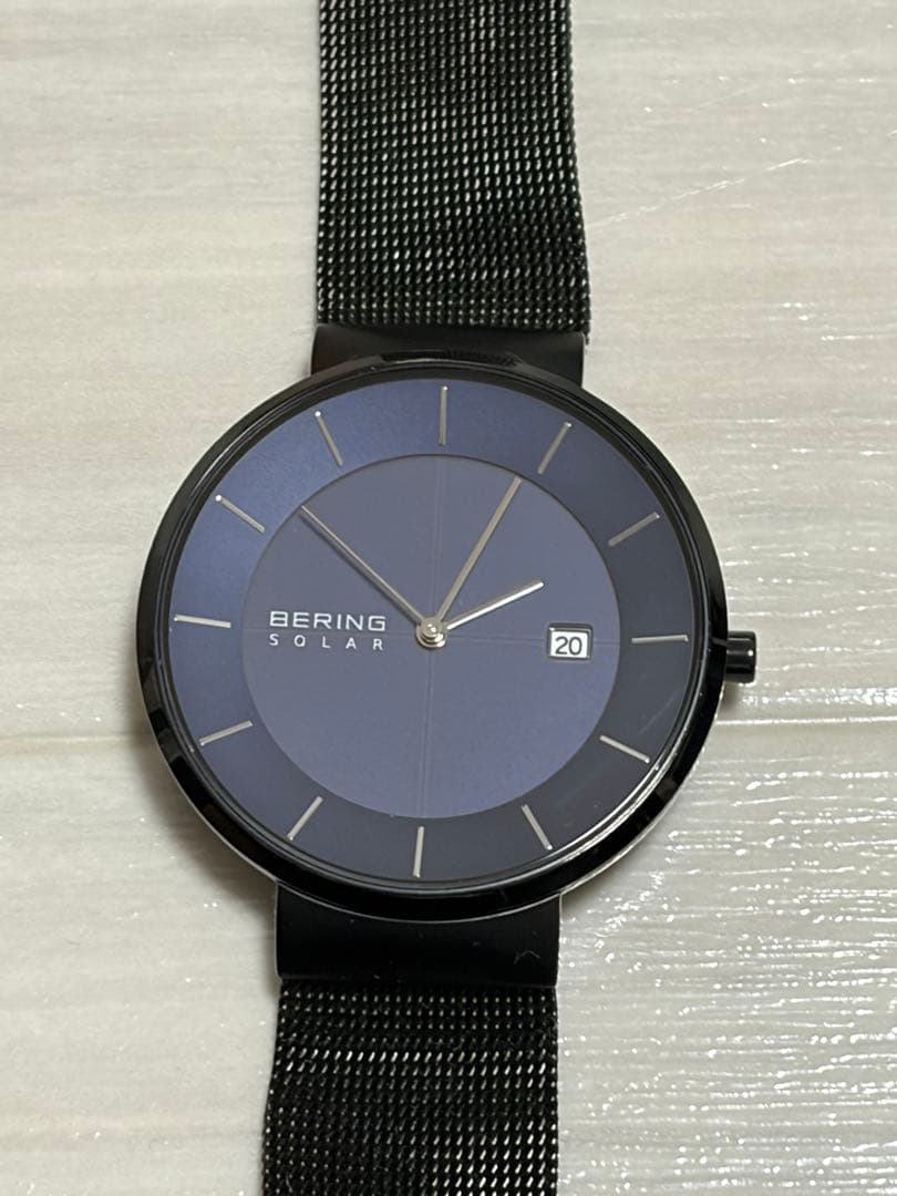 BERING ベーリング SOLAR 腕時計 ネイビー ブラック — image 2