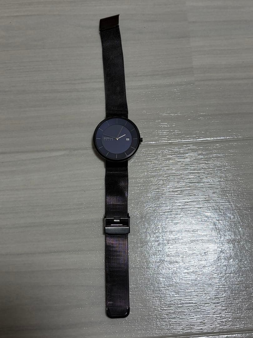 BERING ベーリング SOLAR 腕時計 ネイビー ブラック — image 3