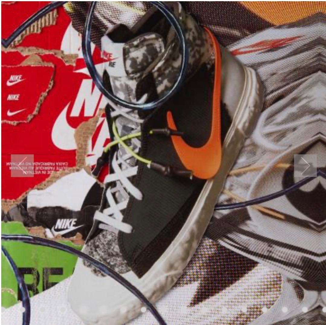 READYMADE × NIKE BLAZER MID BLACK US9.5 — image 2