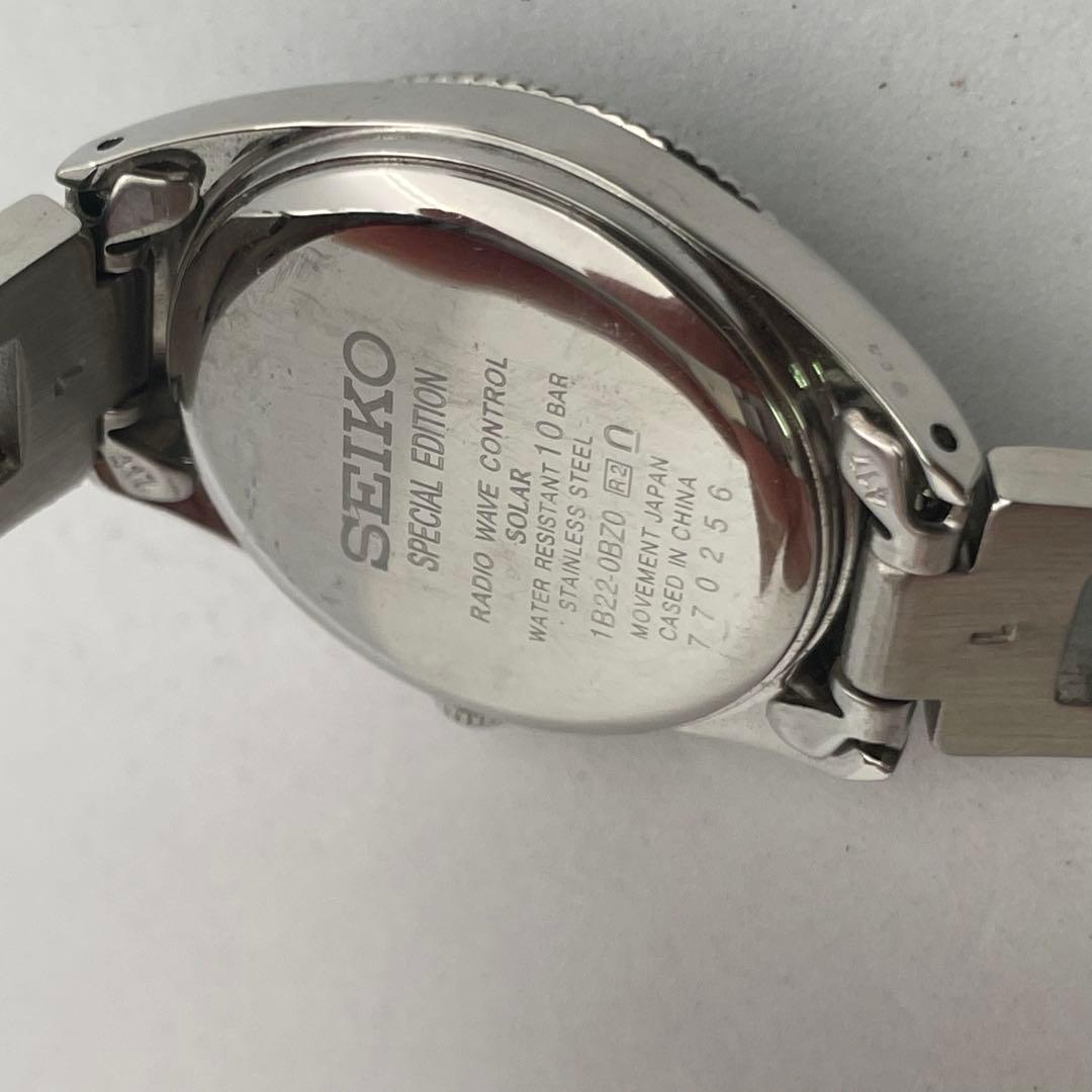 【週末値下】SEIKO ルキア 1B22-0BZ0 ソーラー電波腕時計ジャンク品 — image 4