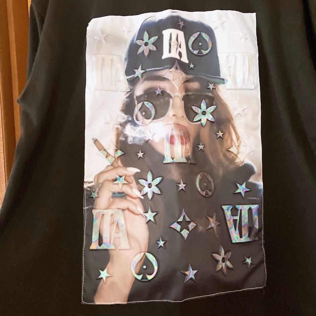 半袖Tシャツ メンズ エンボス ストリート　ブラック — image 3