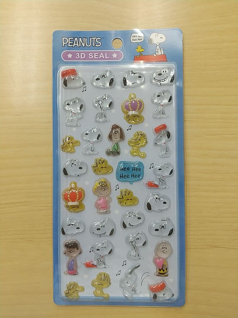 PEANUTS 3Dシール 4枚セット スヌーピー — image 4