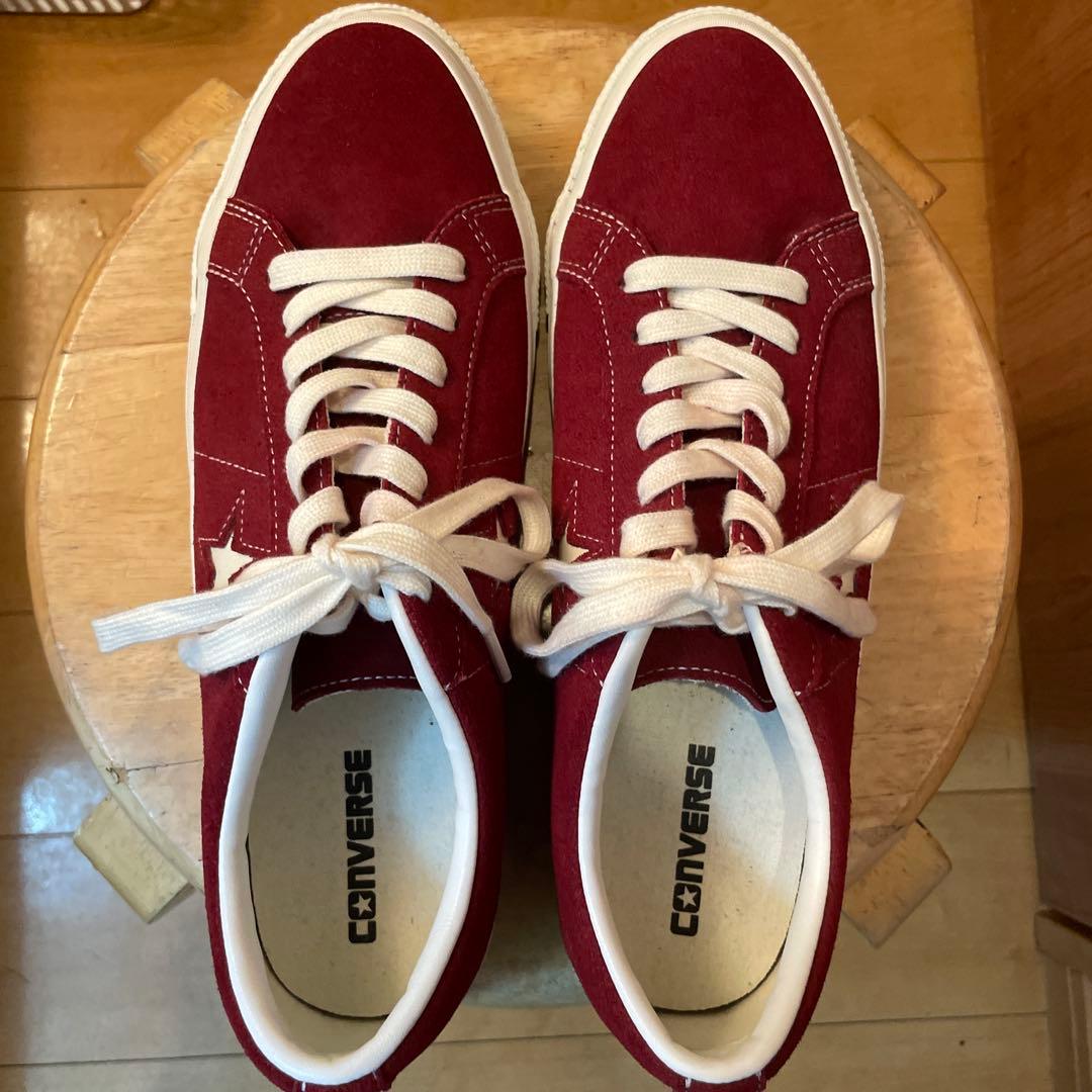 Converse One Star スエード バーガンディ — image 3