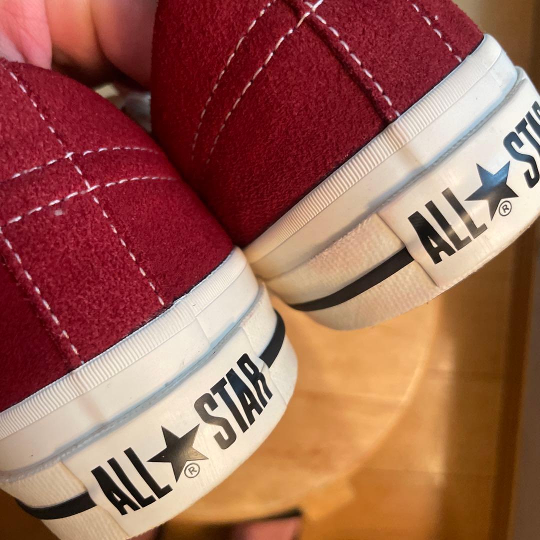 Converse One Star スエード バーガンディ — image 4
