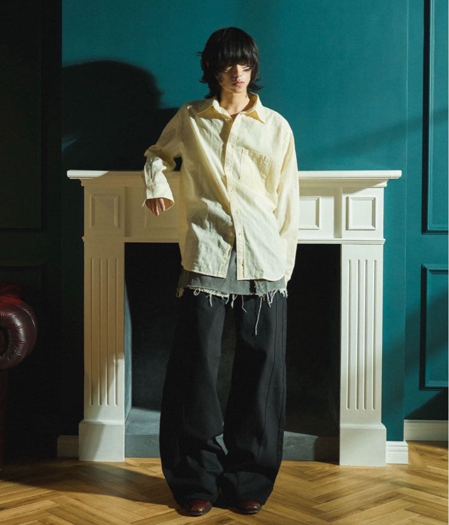 Camphor wood SHEER CHECK L/S SHIRTS サイズM — image 2