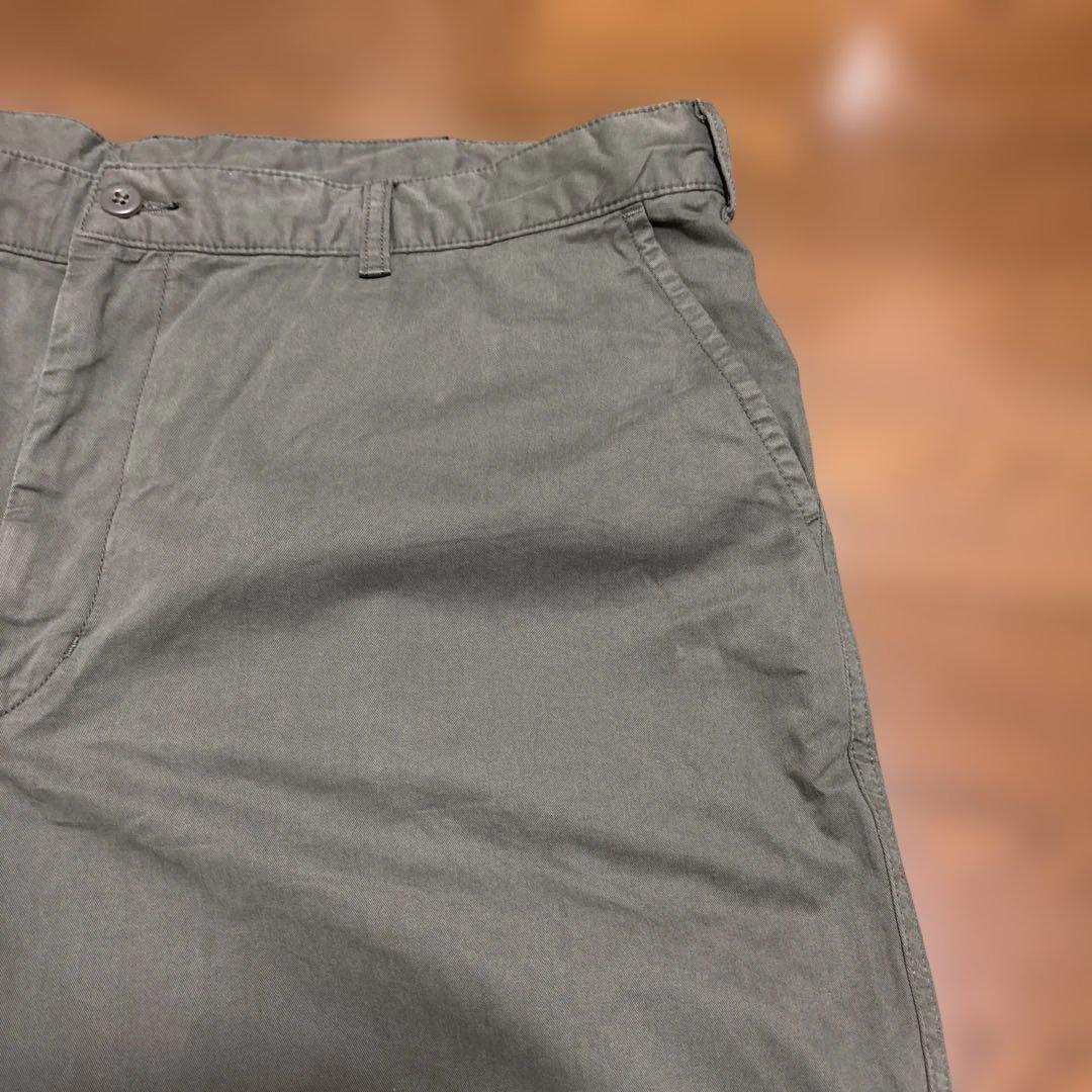 美品!UNIQLOチノショーツリラックスフィット オリーブ XXL•週末限定価格 — image 5