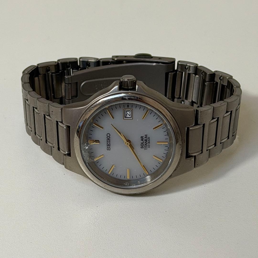 【現状渡】SEIKO V145-0D60 ソーラー チタン — image 4