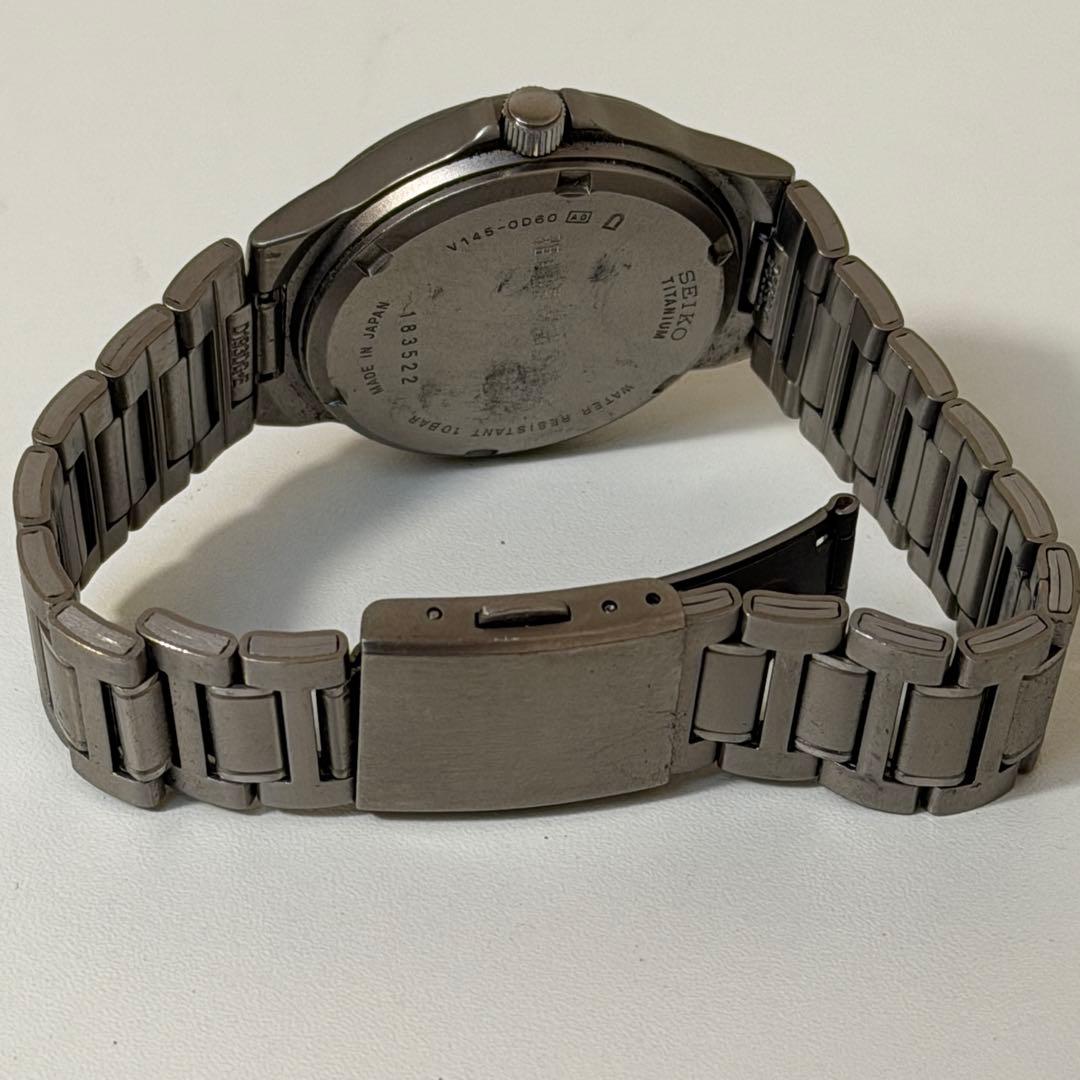 【現状渡】SEIKO V145-0D60 ソーラー チタン — image 5