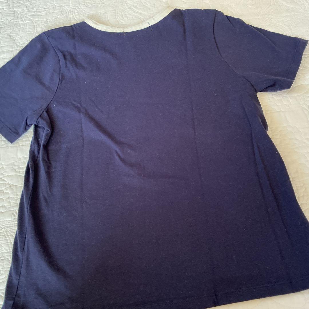 LILY BROWN ロゴプリント 半袖Tシャツ ネイビー — image 4