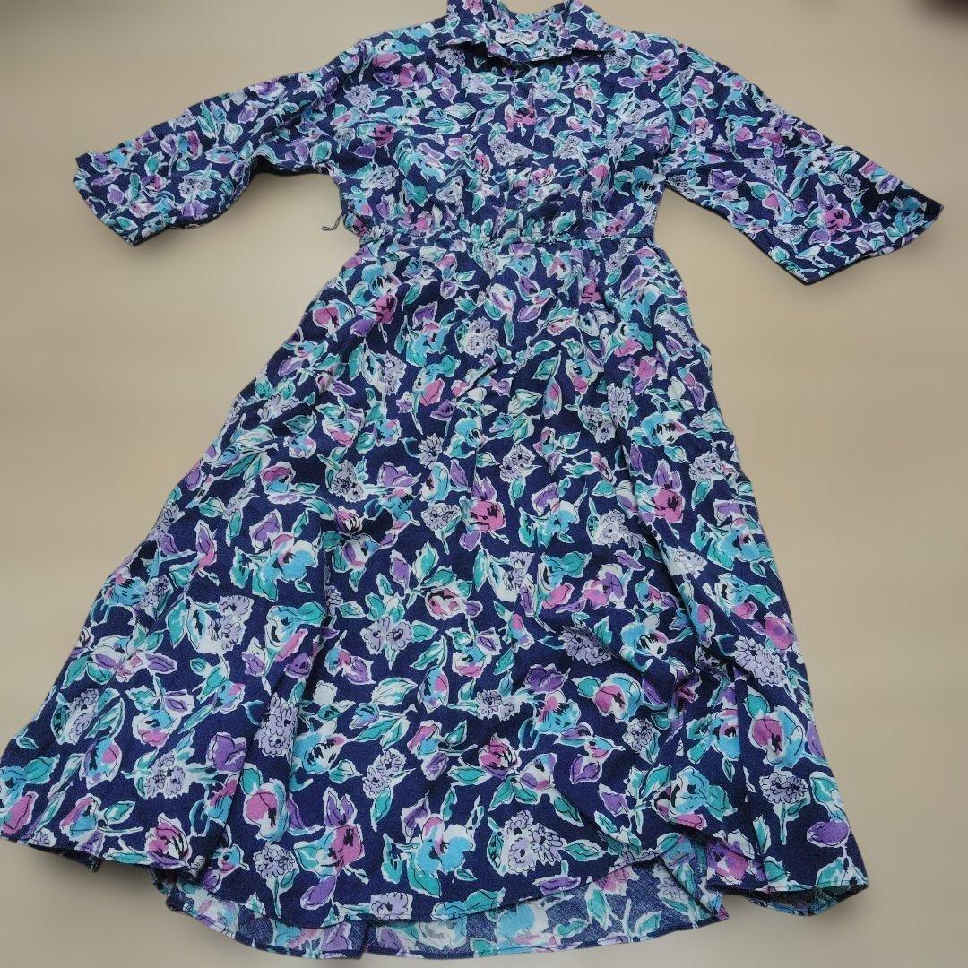 USA製　Vintage　花柄　ワンピース — image 2