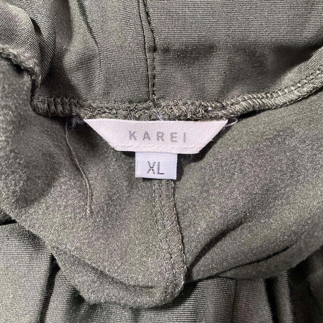 KAREI ガウチョパンツ カーキ XLサイズ — image 2