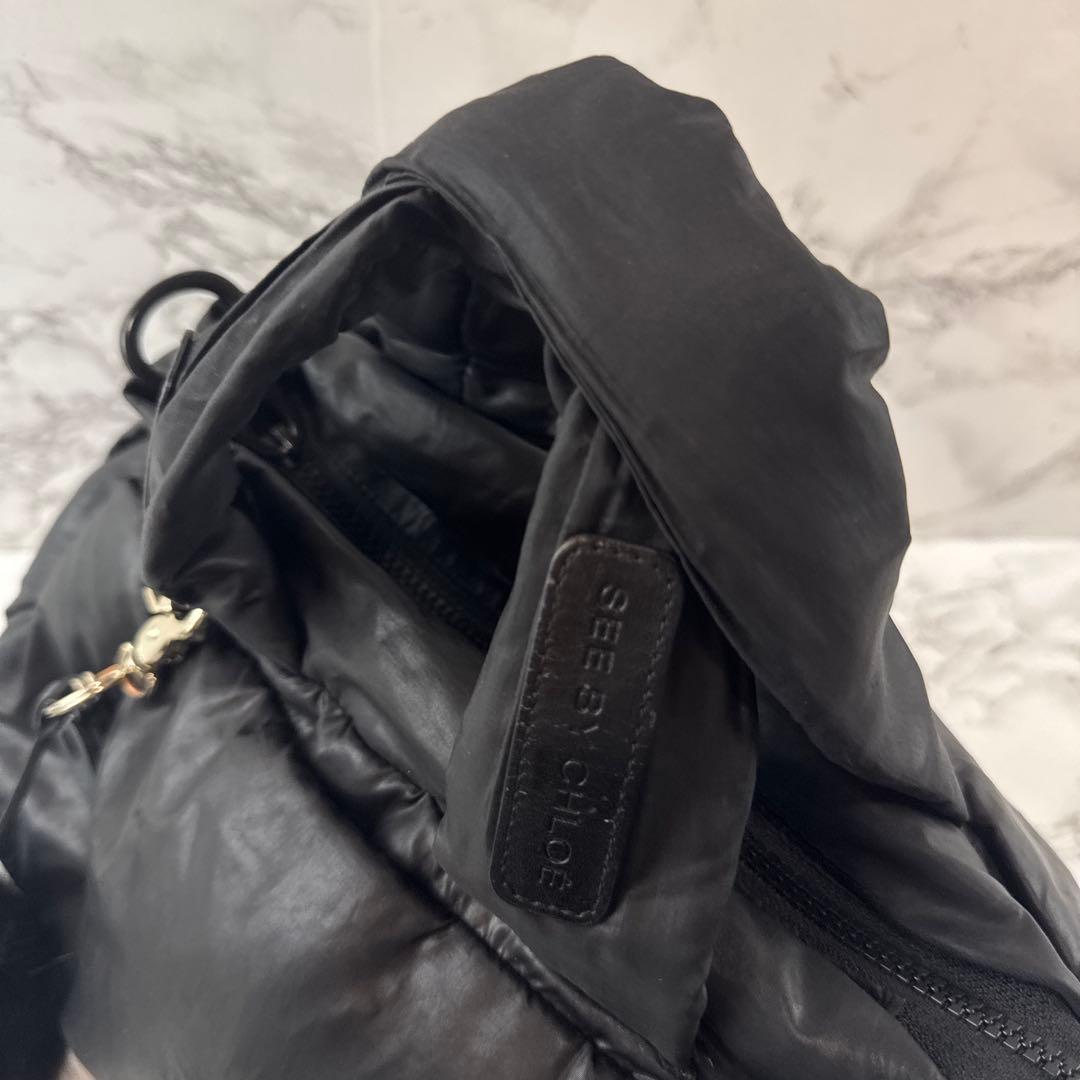 SEE BY CHLOE シーバイクロエ ジョイライダーハンドバッグ 黒ブラック — image 4