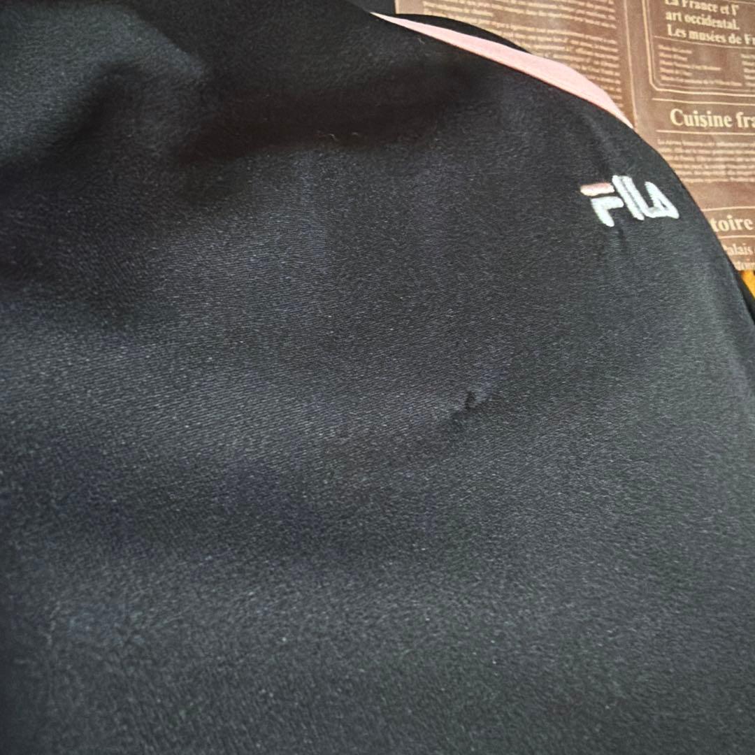 フィラ　F IＬＡ　Mサイズ　黒　クロップドパンツ　パンツ　レディース — image 3