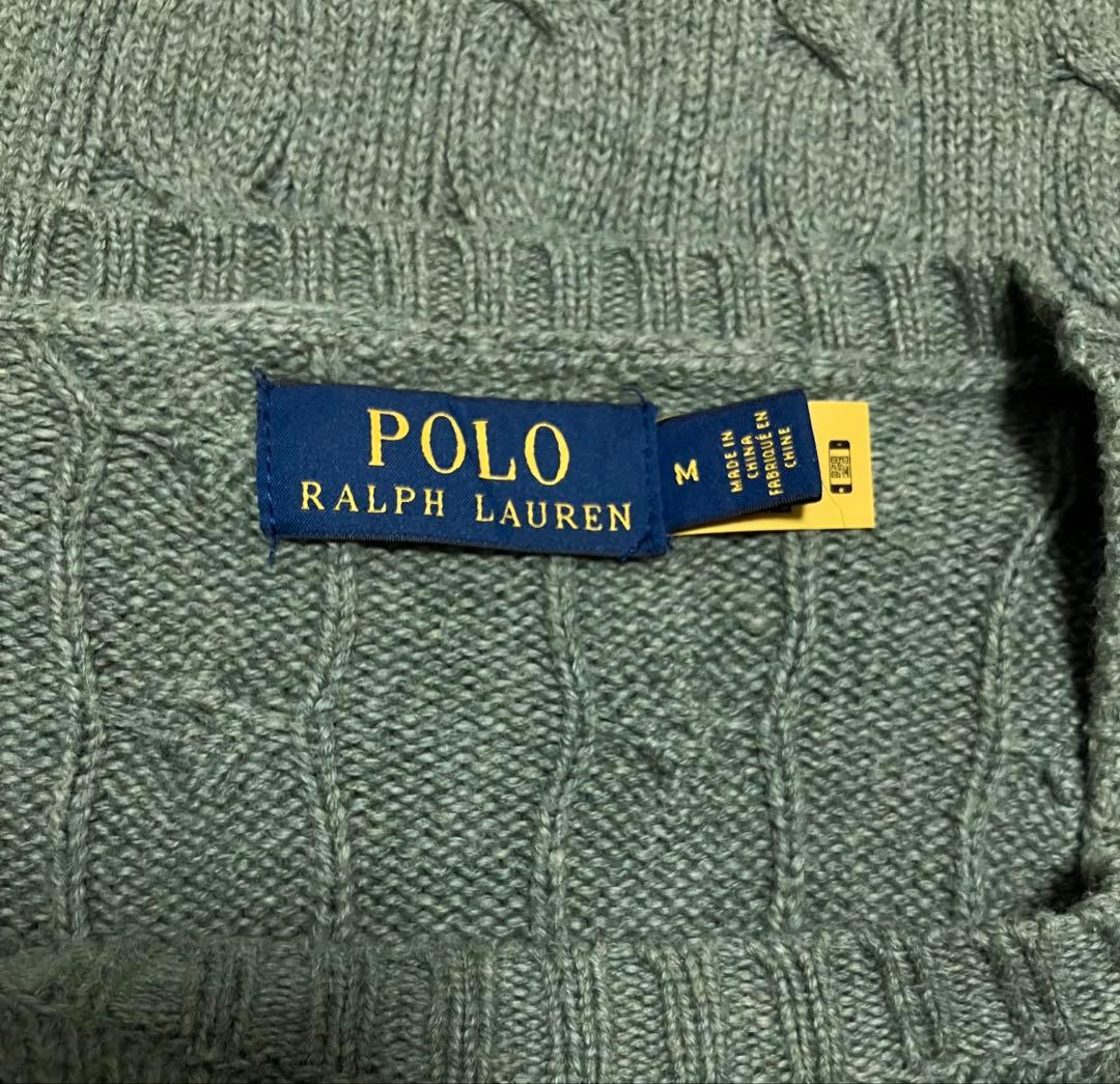 POLO RALPH LAURENポロラルフローレンのケーブルニットセーター/M — image 3