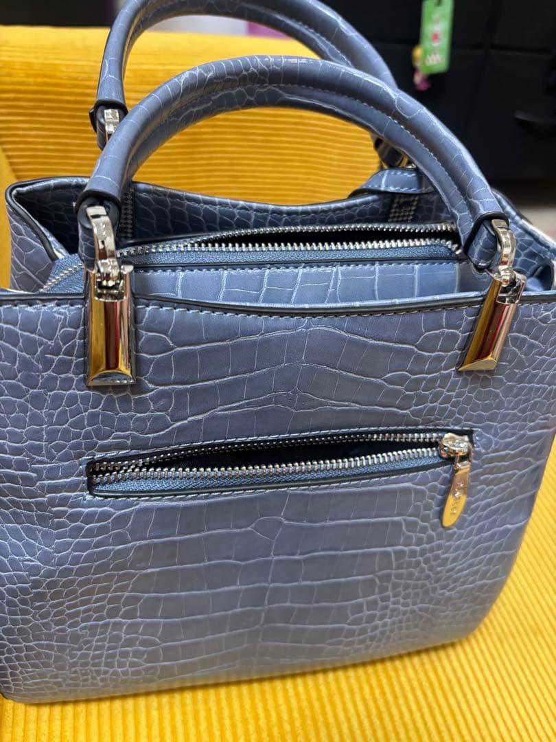 【毎日下げ中！】D.KELLY JAPAN クロコ型押し ハンドバッグ — image 3