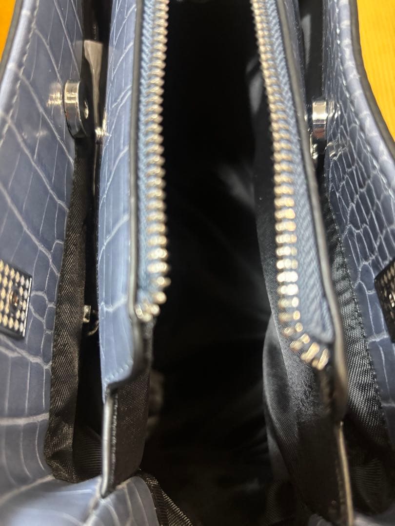 【毎日下げ中！】D.KELLY JAPAN クロコ型押し ハンドバッグ — image 4