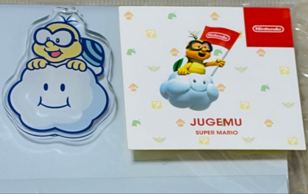 スーパーマリオ ジュゲム Lakitu アクリルクリップ 非売品ステッカー付き — image 2