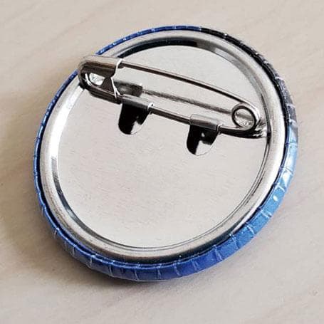 【アレルギー 缶バッジ32mm／色違い-3：イエロー AL-W-Y】 — image 3