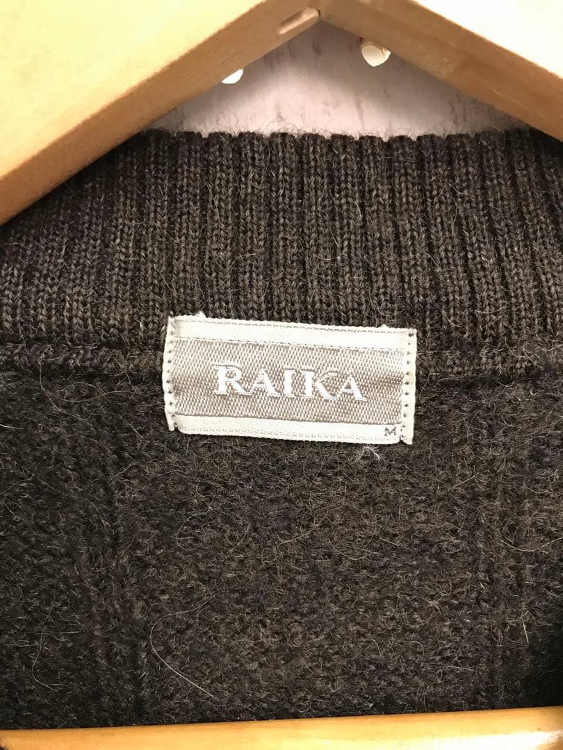 RAIKA オールド レトロ トラッド モード 古着 クマさん ニット — image 2