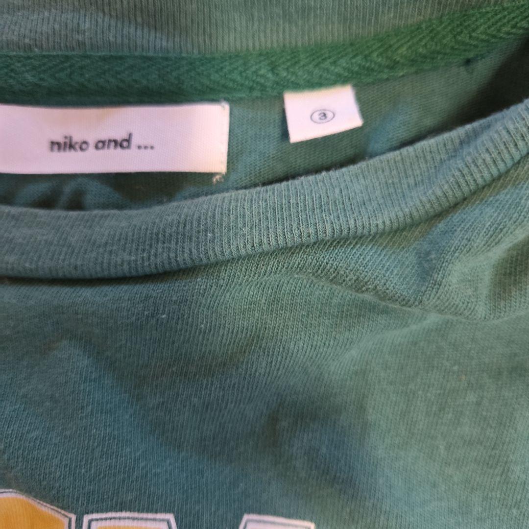 niko and... CLAREMONT ロゴTシャツ グリーン — image 4