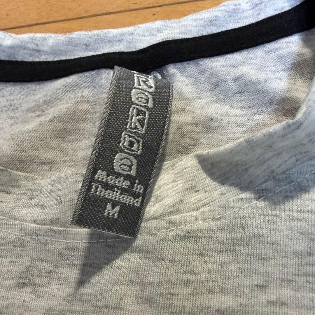 新品⭐️RAKUNA半袖Tシャツ 猫プリント グレー Mサイズ — image 3