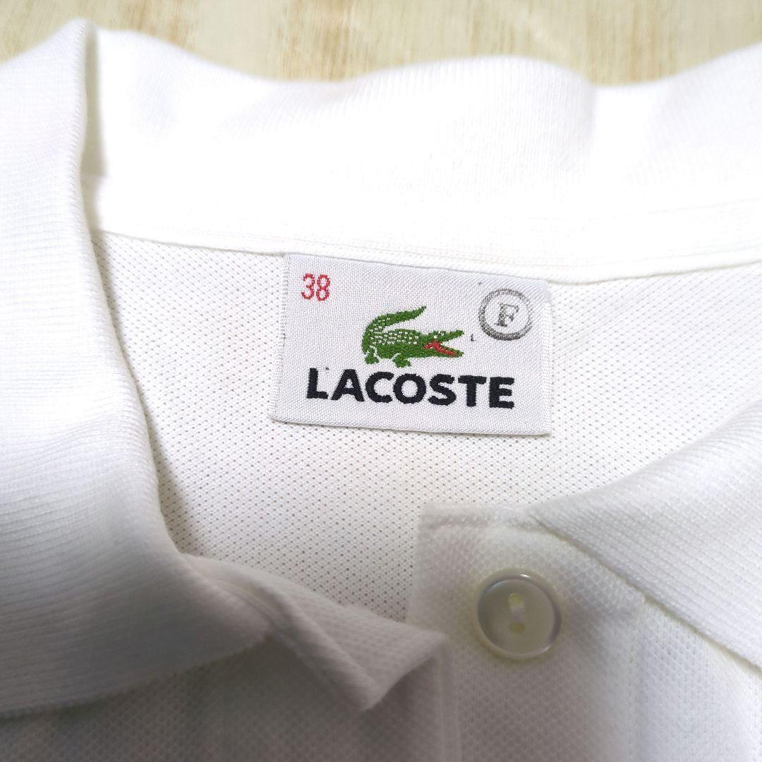 LACOSTE ノースリーブ ポロシャツ ホワイト サイズ38 — image 2