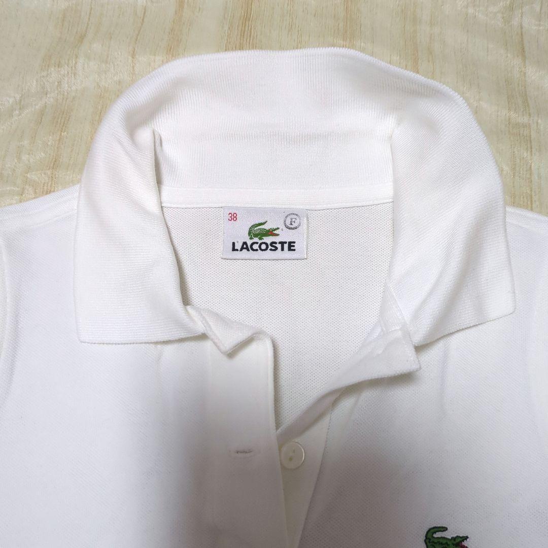 LACOSTE ノースリーブ ポロシャツ ホワイト サイズ38 — image 5