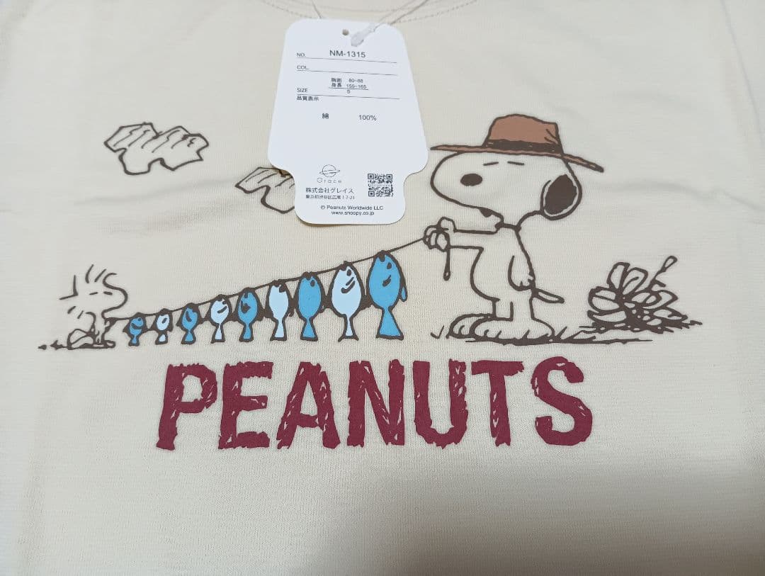 ​【新品タグ付き】スヌーピー PEANUTS 半袖 Tシャツ Sサイズ — image 4