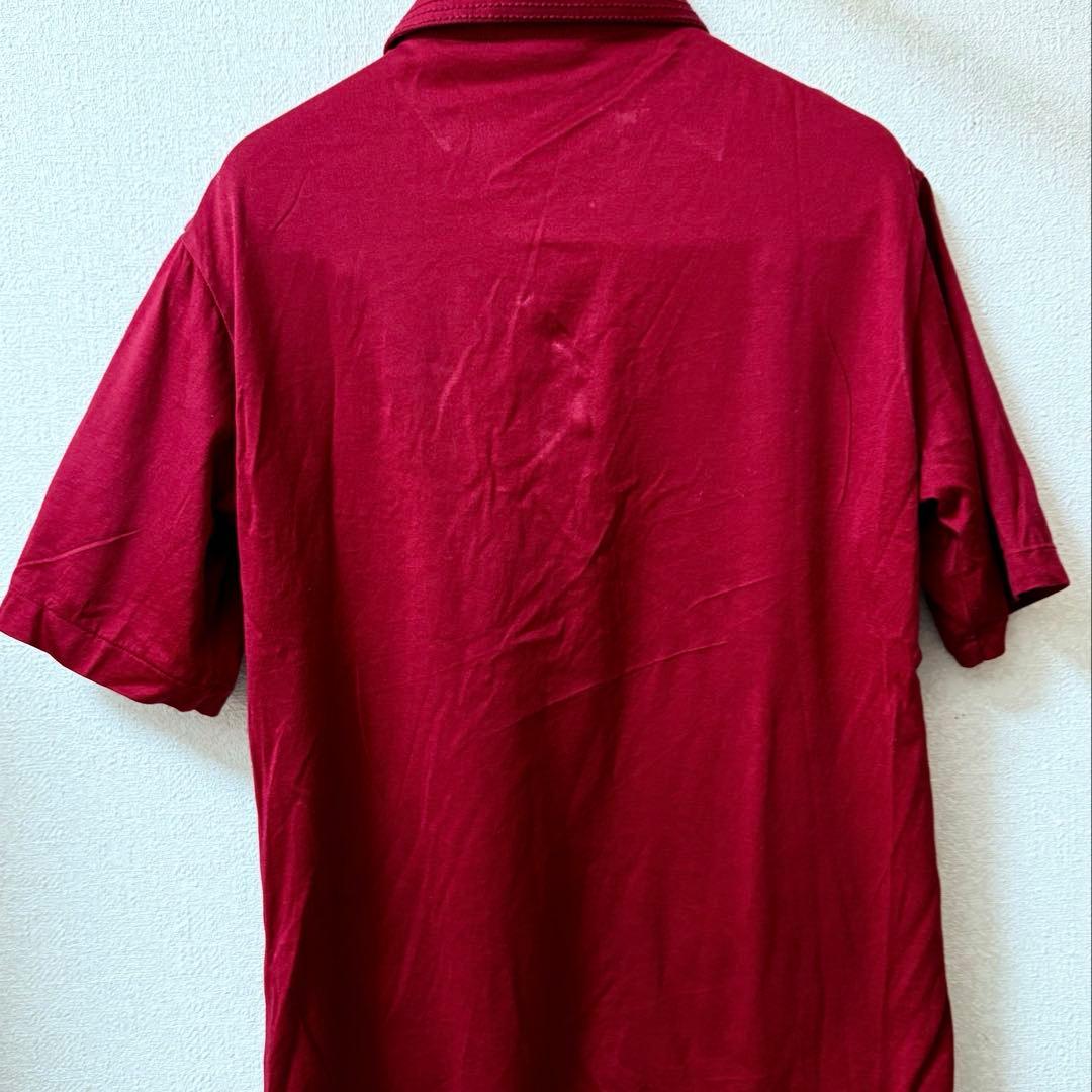 CHEMISE LACOSTE ポロシャツ レッド 胸ポケット付 — image 2
