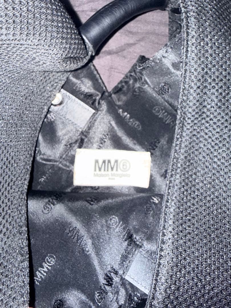 MM6 Maison Margiela ジャパニーズ トートバッグ メッシュ 黒 — image 3