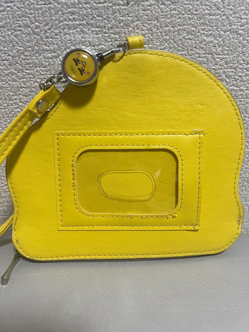 みかん星人リール付きパスケース 黄色 中古 — image 2