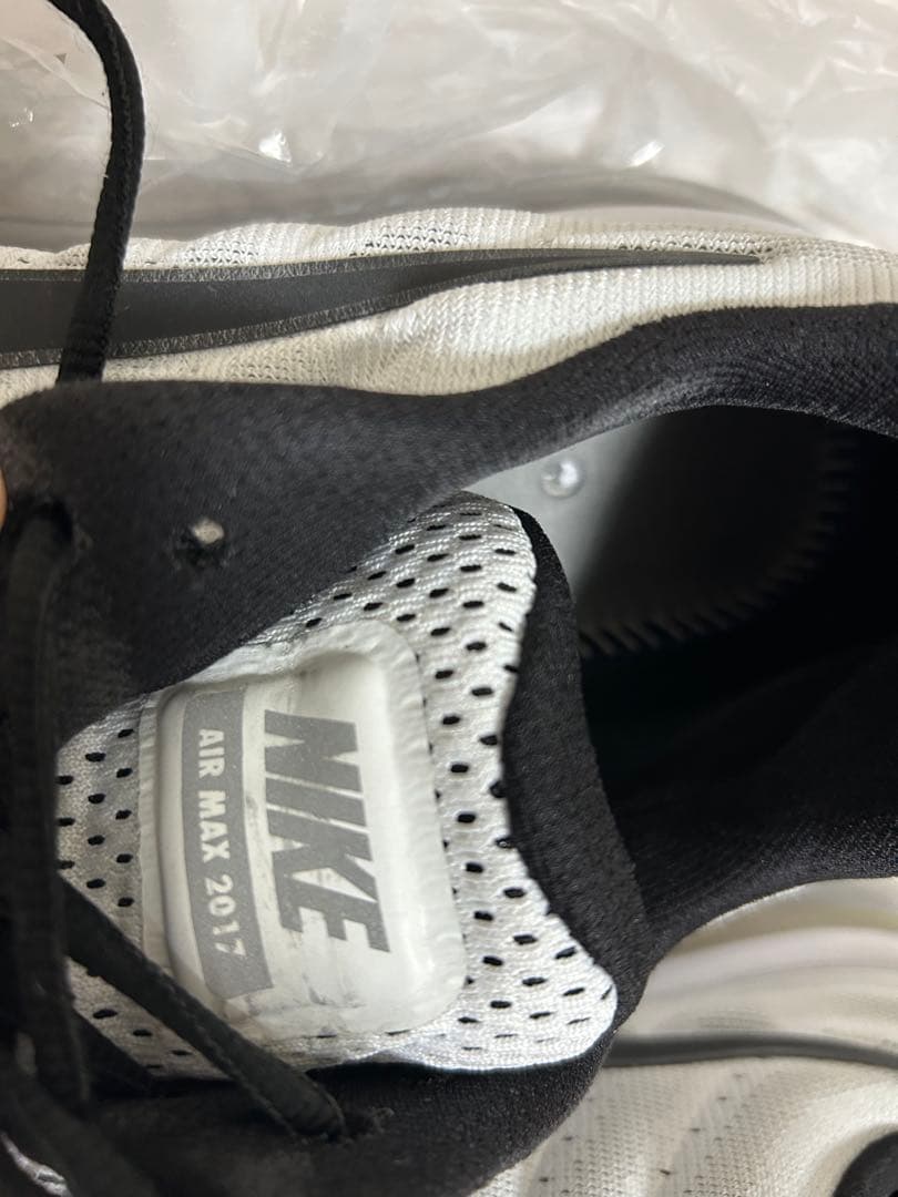 NIKE AIR MAX 2017 28.5cm ホワイトブラックシューズ — image 2