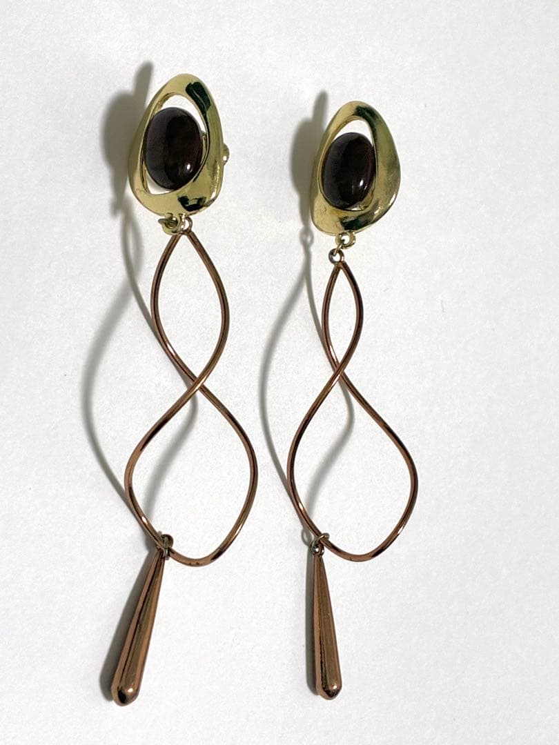 GOLDY アンニュイ ライン ヴィンテージ イヤリング — image 5