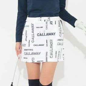 河本結プロ♡Callaway 総柄スカート LLサイズ 美品 ダンボールニット — image 2