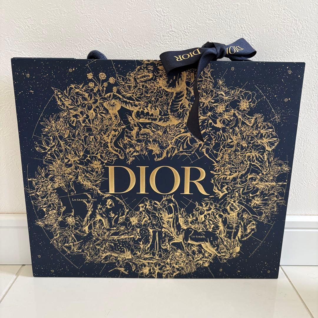 【Dior】ディオール ショップ袋+ギフトボックス　2点セット 星座柄 — image 3