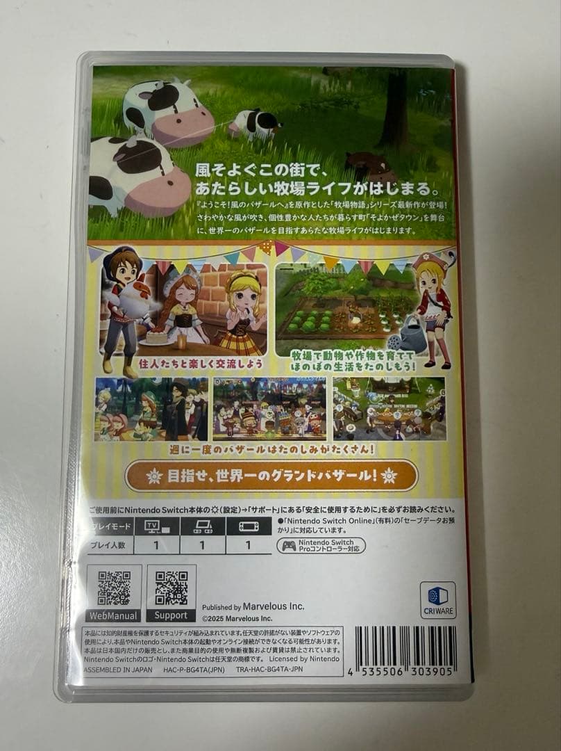 牧場物語 風のグランドバザール Switch — image 2