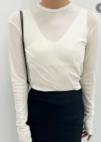 babaco ババコ Back Tied Long Sleeve カットソー — image 2