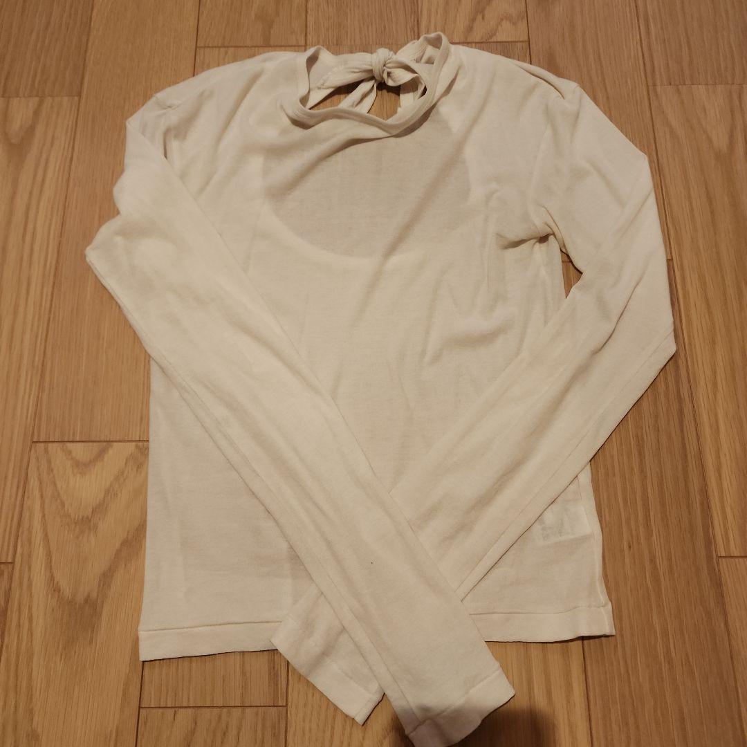 babaco ババコ Back Tied Long Sleeve カットソー — image 3