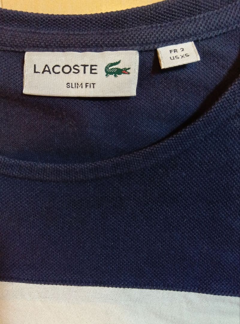 LACOSTE　ネイビー×ベージュ — image 3