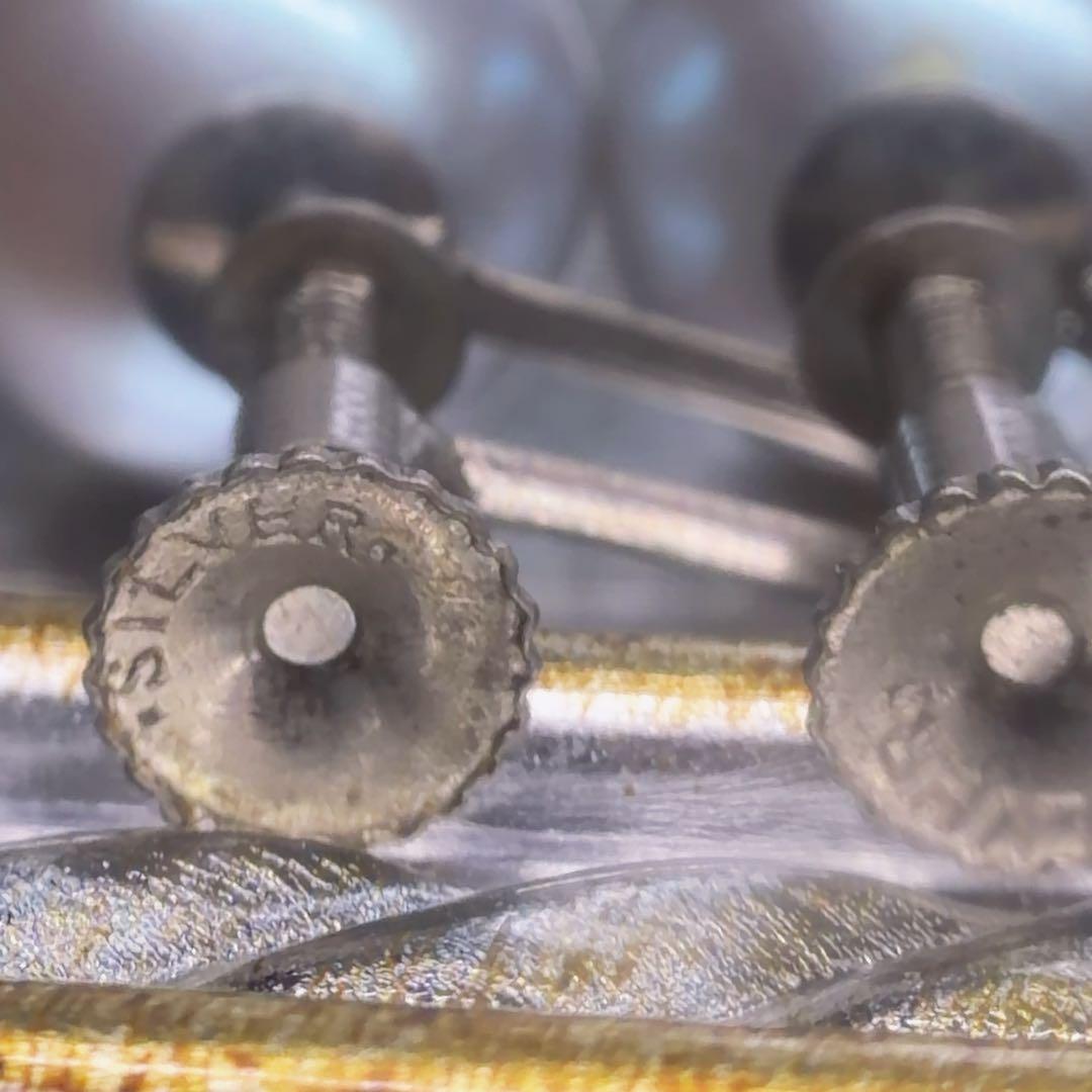 あこや真珠 グレーパール イヤリング SILVER刻印有 冠婚葬祭 — image 2
