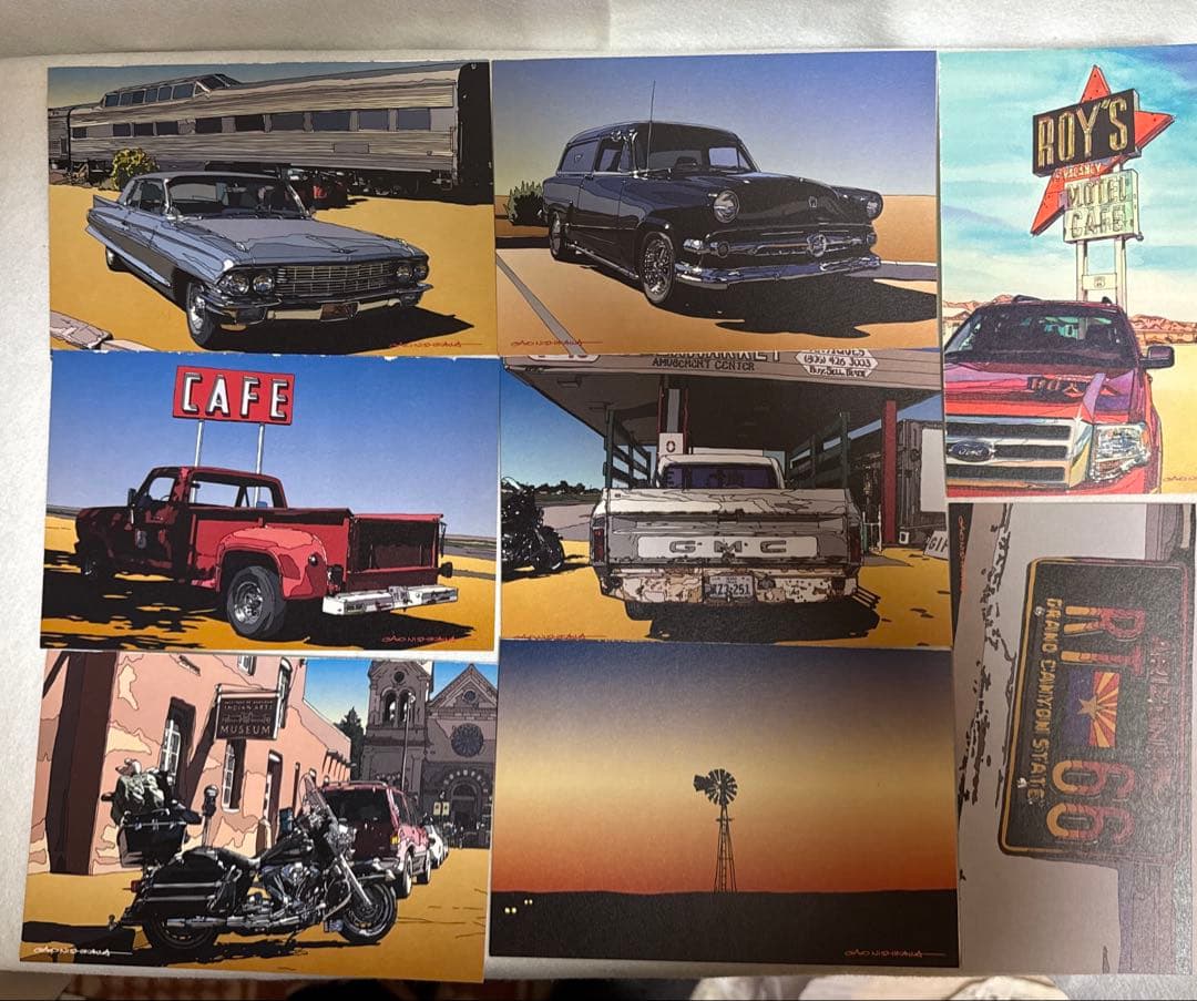 ガオニシカワポストカードブック ON ROUTE 66 Vol.1 3冊セット — image 3