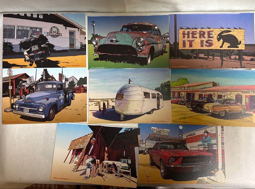 ガオニシカワポストカードブック ON ROUTE 66 Vol.1 3冊セット — image 4